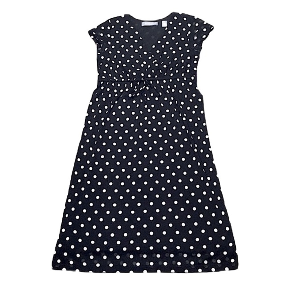 Liz Claiborne Black and White Polkadot Dress